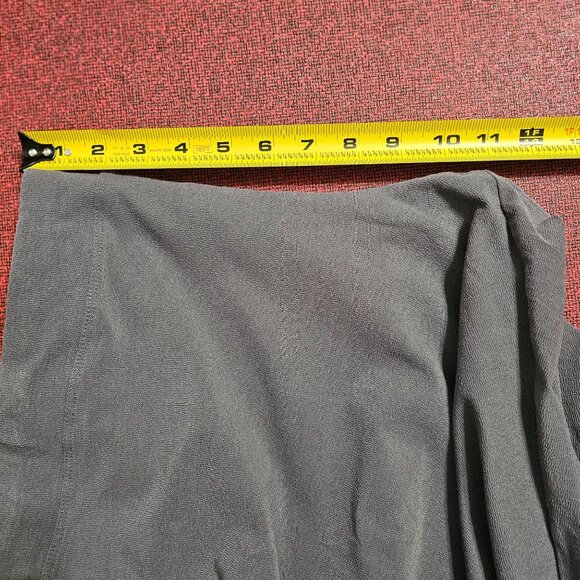 Eileen Fisher Grey Pull On Pants 1X Stretch Straight Ankle Office Minimalist - Picture 6 of 7